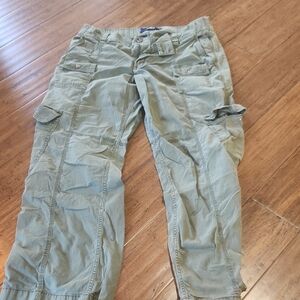 Womens Green Cargo Pants